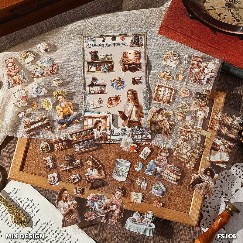 FSJC6 THE FLOATING WORLD COLL STICKER 6 SHEETS