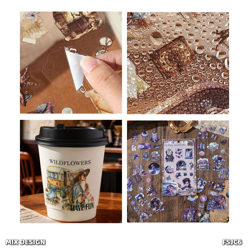 FSJC6 THE FLOATING WORLD COLL STICKER 6 SHEETS