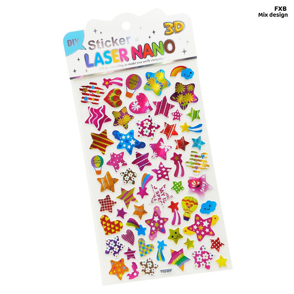 FXB LASER NANO STICKER 3D