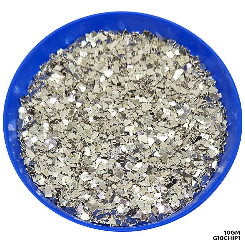 G10CHIP1 GLASS CHIPS 10GM