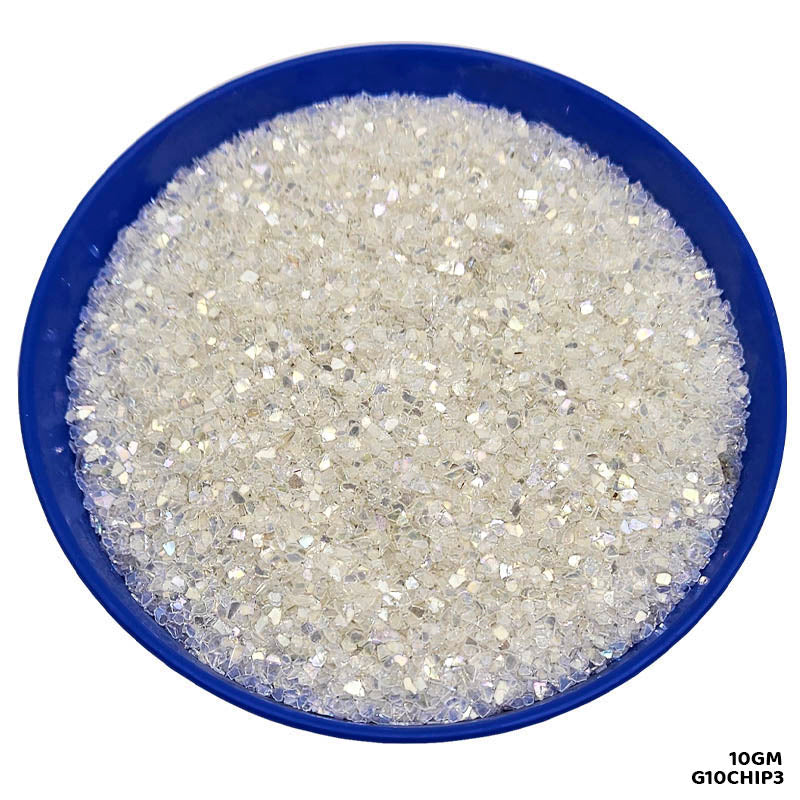 G10CHIP3 GLASS CHIPS 10GM