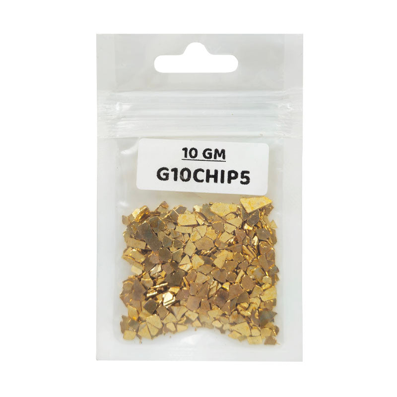 G10CHIP5 GLASS CHIPS 10GM