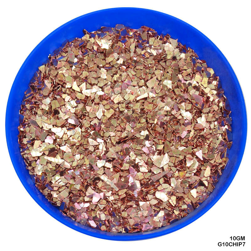 G10CHIP7 GLASS CHIPS 10GM
