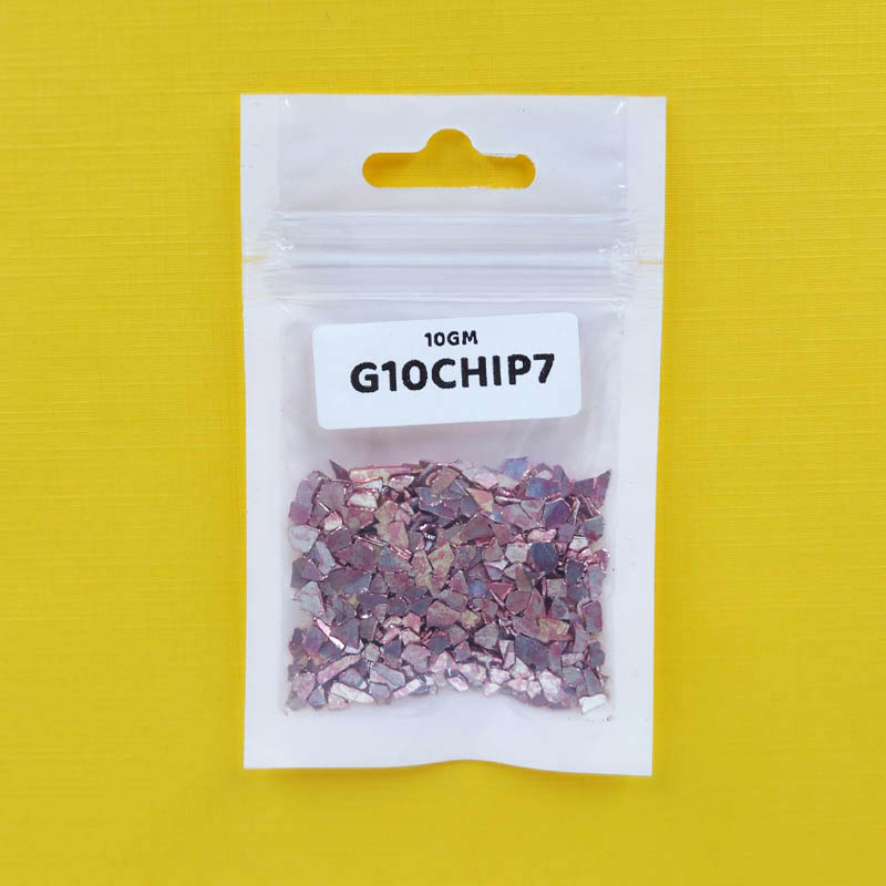 G10CHIP7 GLASS CHIPS 10GM