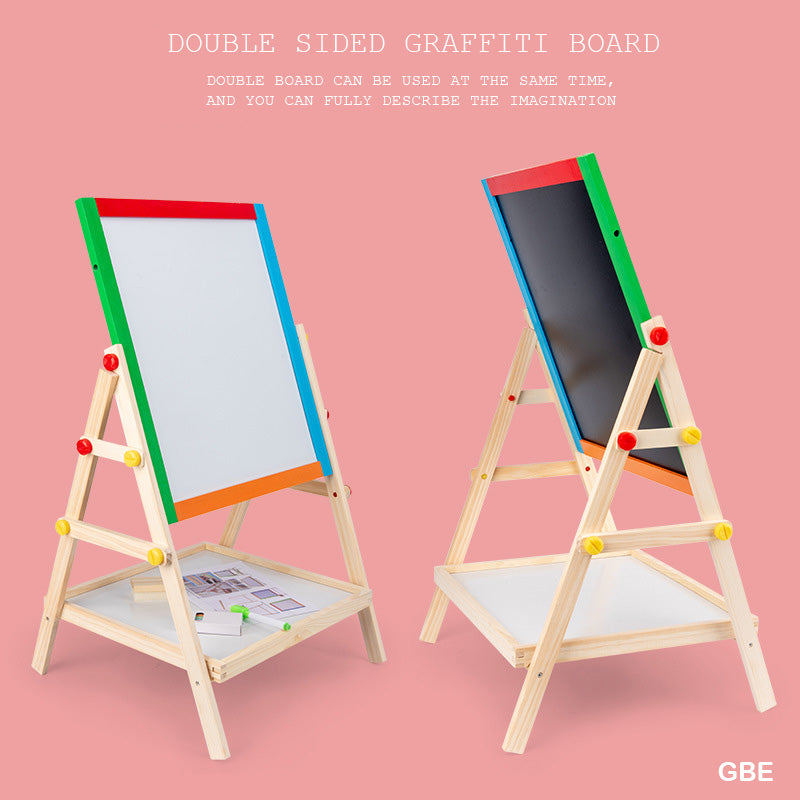 WT GREEN BOX WOODEN EASEL FOR KIDS (GBE)