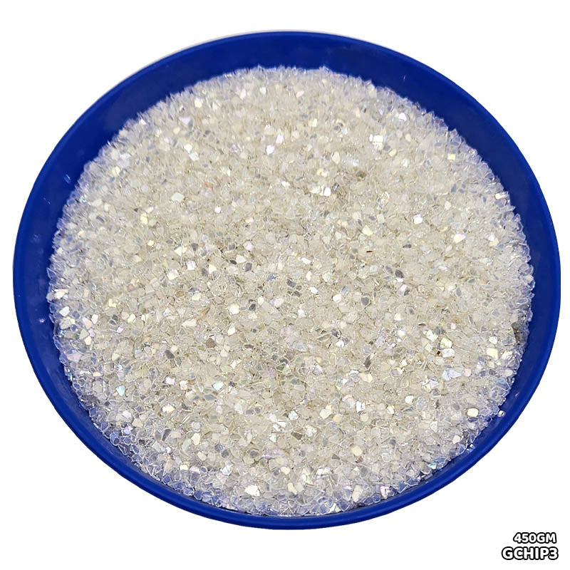 GCHIP3 GLASS CHIPS 450GM CC