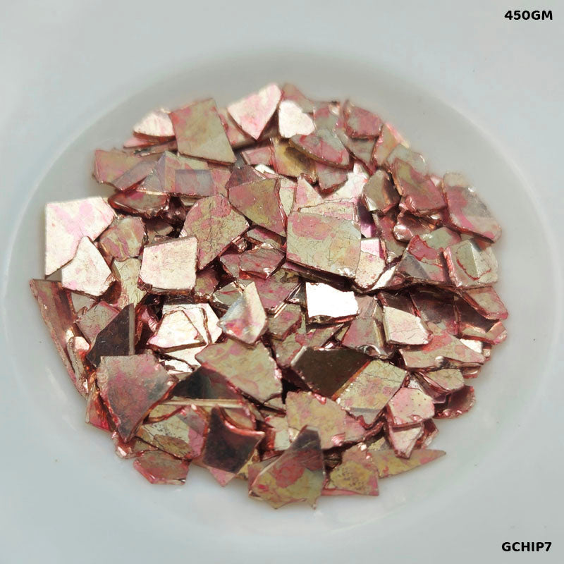 GCHIP7 GLASS CHIPS 450GM KC GOLD