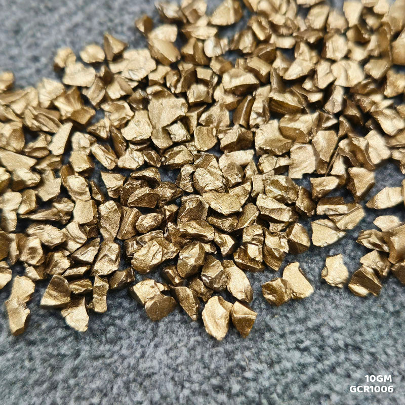 GCR1006 10GM GLASS COLORED RESIN STONES