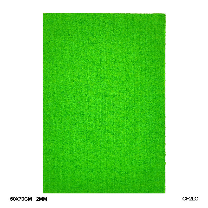 GRASS FOAM SHEET 50X70CM LIGHT GREEN 10SHEET 2MM (GF2LG)