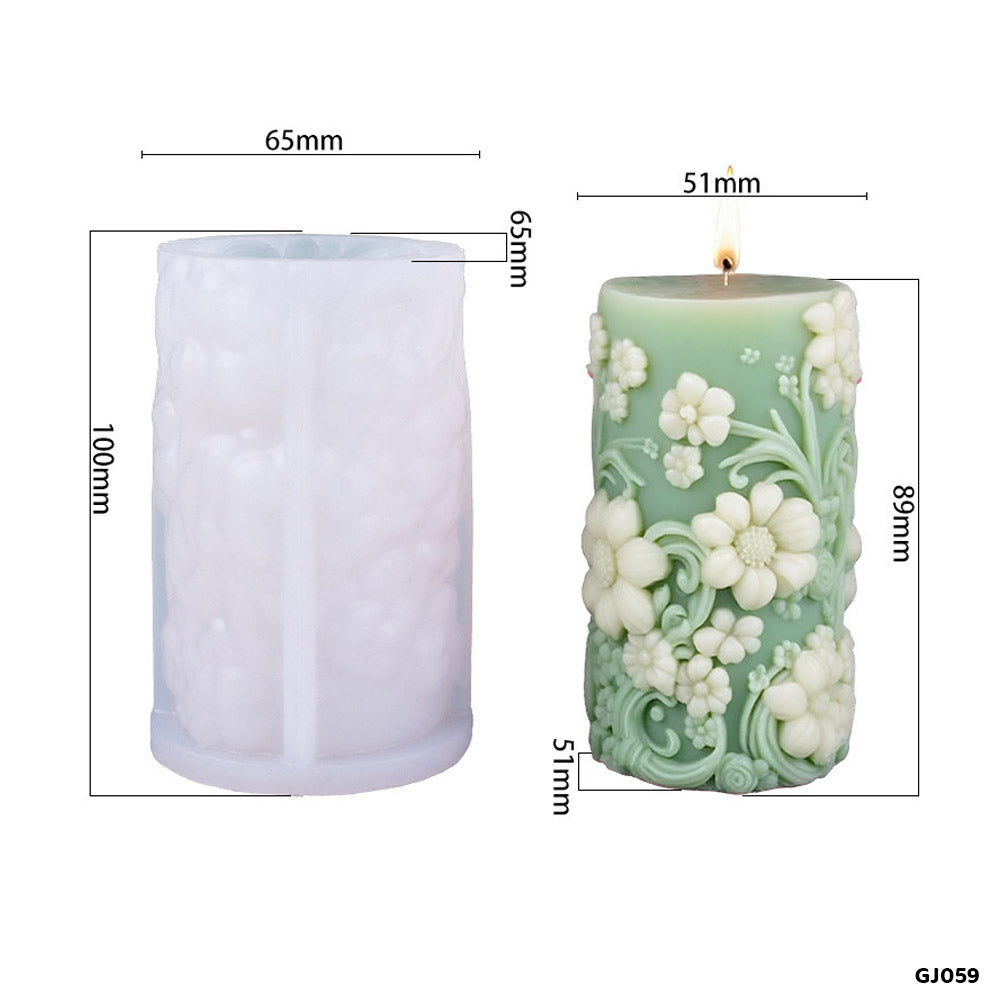 GJ059 SILICON CANDLE MOULD
