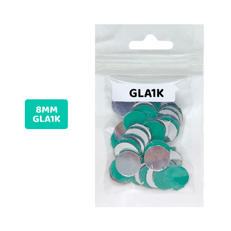 MIRROR GLASS GLA1K FOR LIPPON ART ROUND 8MM