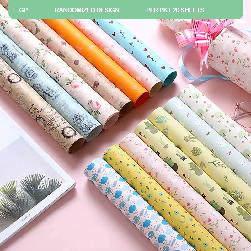 GIFT PAPER CC ENOGREETING (GP) (20 SHEET/PKT)