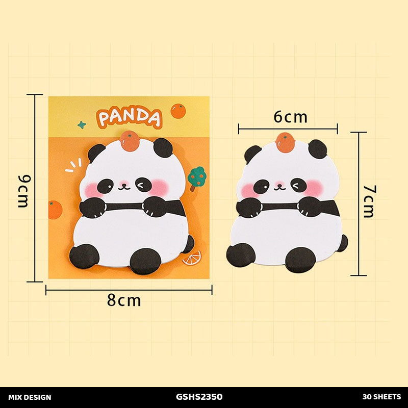 GSHS2350 PANDA STICKY NOTE 30 SHEET