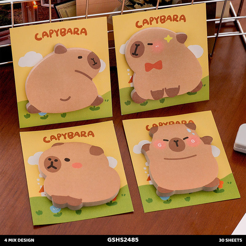 GSHS2485 CAPYBARA STICKY NOTE 30 SHEET