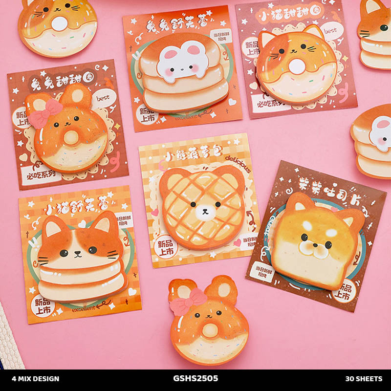 GSHS2505 CAKE DONUT STICKY NOTE 30 SHEET