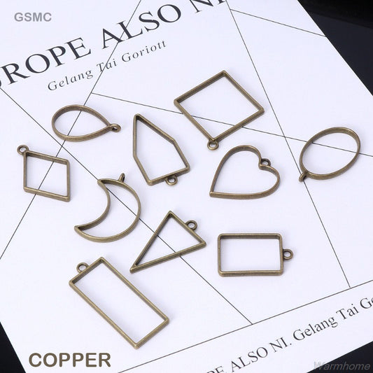 BEZELS MIX SHAPE SET 10PC COPPER (GSMC)