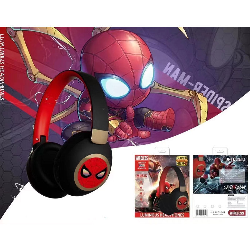 H583BL WIRELESS STREO RGB HEADSET BLACK SPIDERMAN