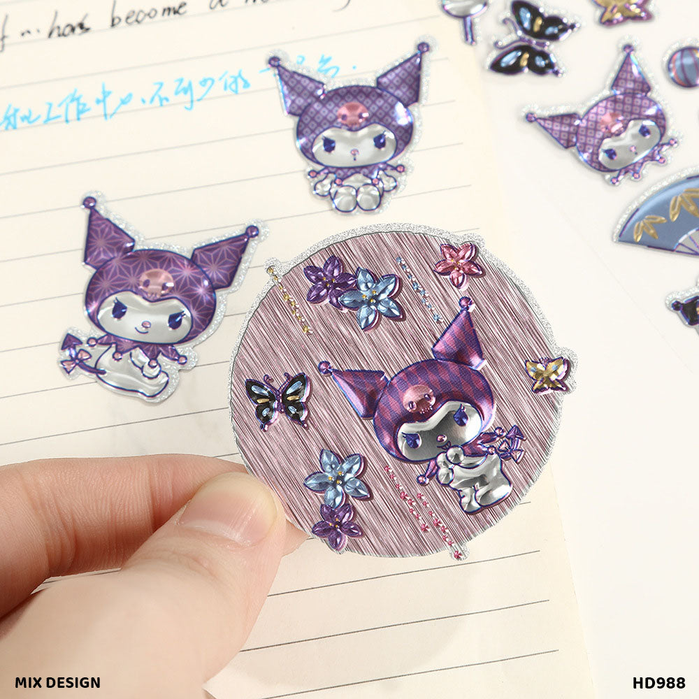 HD988 SMILE STICKER SANRIO CHARACTERS