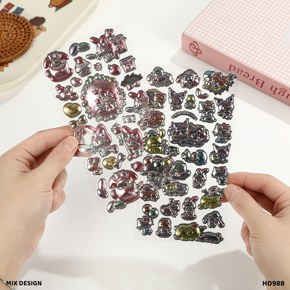 HD988 SMILE STICKER SANRIO CHARACTERS